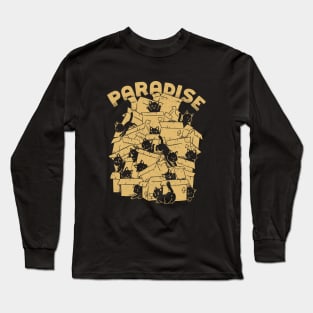 Cat Box Paradise by Tobe Fonseca Long Sleeve T-Shirt